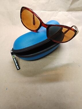 Costa Del Mar Tortoise Shell Frame Made In Japan With Original Case Model HR-10